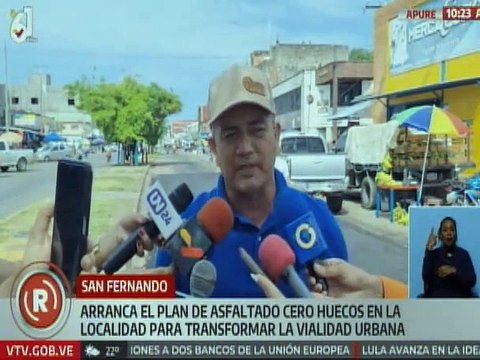 Plan Nacional de Asfaltado garantiza embellecimiento y rehabilitación de las vías en el edo. Apure