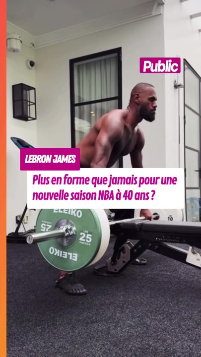LeBron James : plus en forme que jamais ! Il prépare une nouvelle saison NBA à 40 ans ?