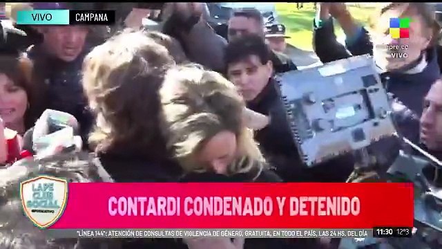 La primera reacción de Julieta Prandi tras enterarse de la condena a Claudio Contardi