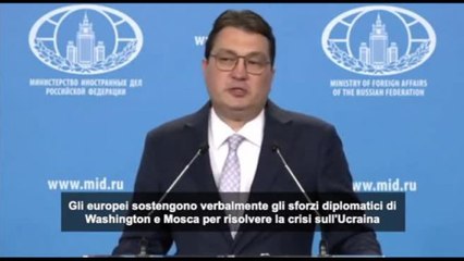 La Russia: "Insignificante" la diplomazia europea sull'Ucraina