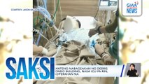 2 sa mga estudyanteng nabagsakan ng debris mula sa isang condo building, nasa ICU pa rin; isa sa kanila, naoperahan na | Saksi
