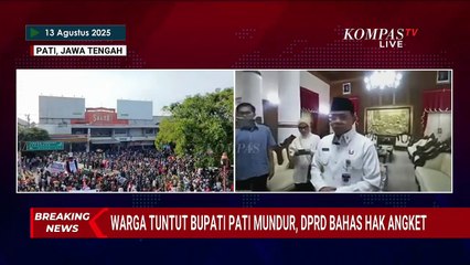 [FULL] Bupati Pati Sudewo Respons Demo, Tolak Mundur: Saya Kan Dipilih Rakyat