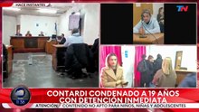 Así fue el momento de lectura de la sentencia para Claudio Contardi