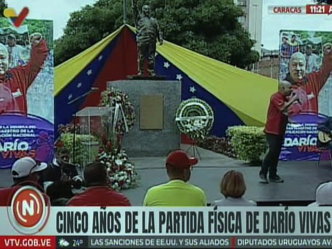 Emotivo acto en Caracas para recordar el legado de Darío Vivas a 5 años de su partida