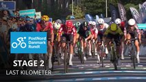 Cyclisme - PostNord Tour du Danemark 2025 - Étape 2 Dernier Kilomètre - Soren Waerenskjold le plus puissant, Zingle 3e