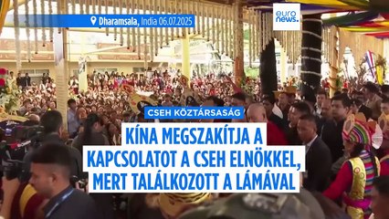 Kína megszakítja kapcsolatait a cseh elnökkel, amiért találkozott a dalai lámával