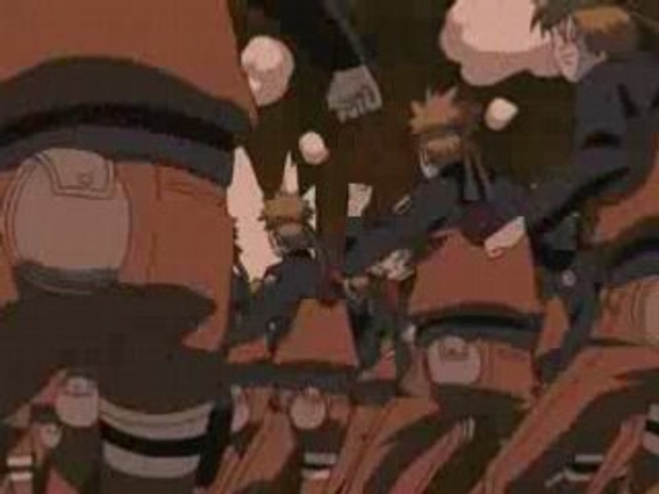 Video Scène Naruto Tajuu Kage Bunshin no jutsu