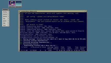 firefox-esr setup on arch linux