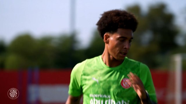 El jugador belga Axel Witsel, ya se entrena con el Girona
