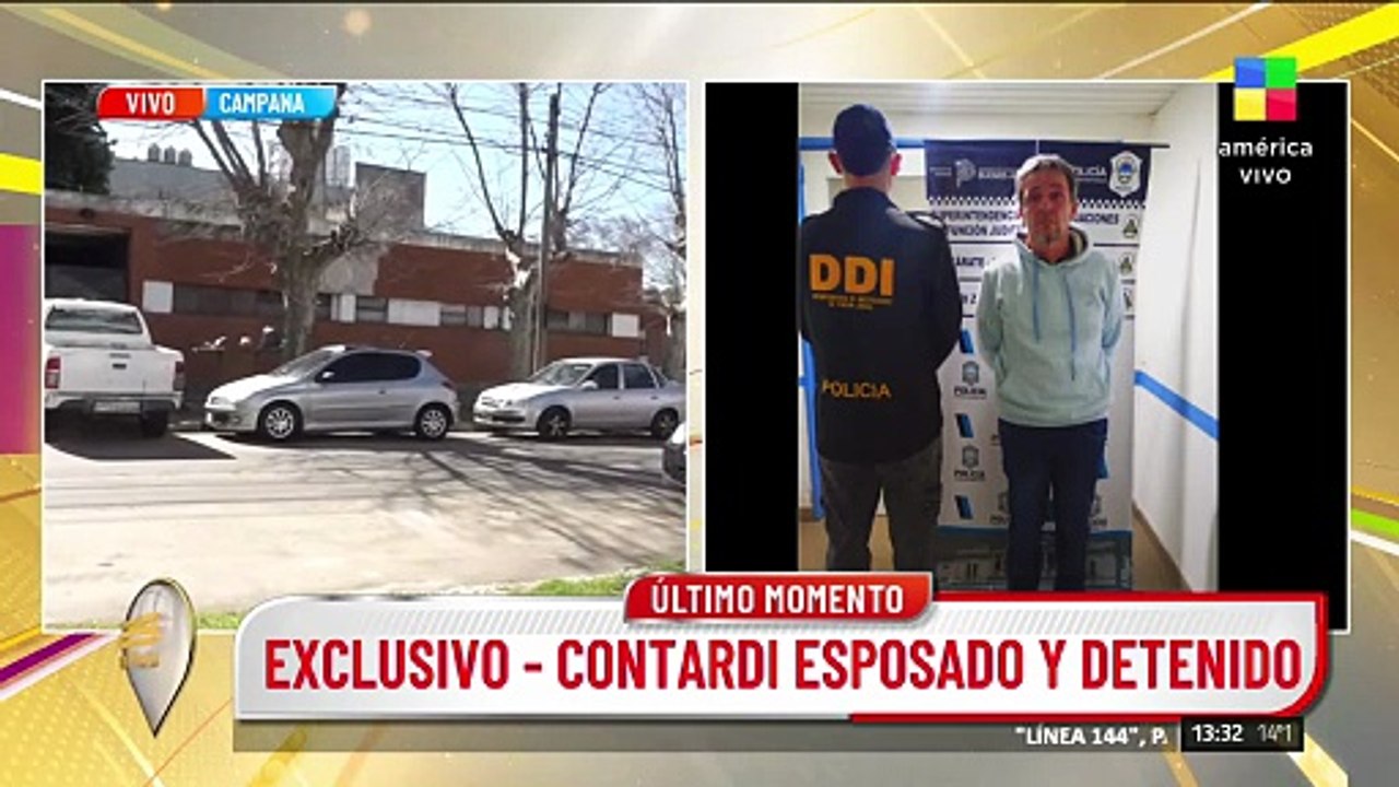 La primera foto de Claudio Contardi esposado y detenido tras ser condenado a 19 años de prisión