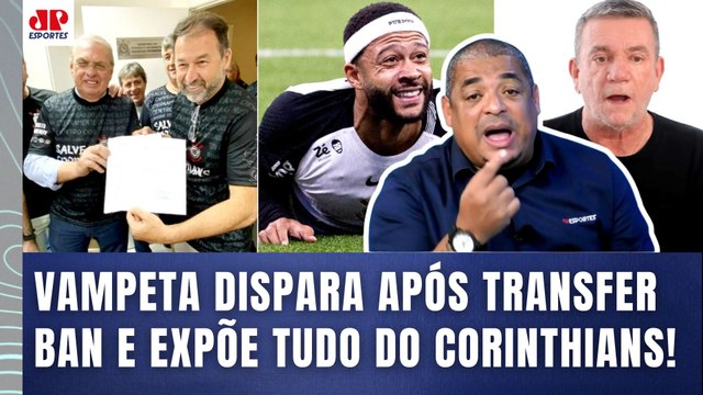 OLHA ISSO, velho! O Corinthians tomou TRANSFER BAN e EU OUVI FALAR NOS BASTIDORES que... | Vampeta
