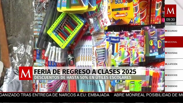 PROFECO y SEP ofrecen descuentos del 50% en útiles escolares para 'Feria Regreso a Clases 2025'
