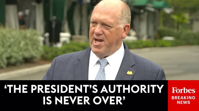 Tom Homan Speaks To Reporters After Trump Mobilizes National Guard In Washington, D.C.