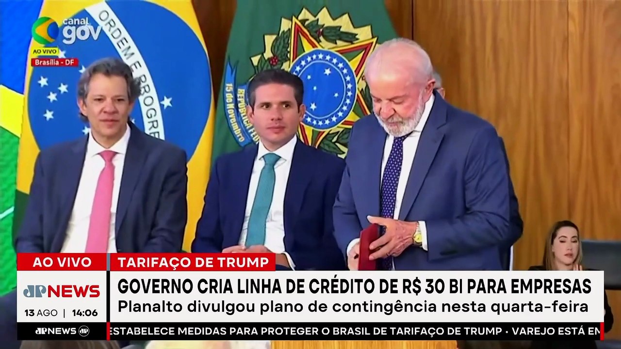Tarifaço: Plano de Contingência cria linha de crédito de R$30 bi | TEMPO REAL