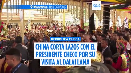 China corta lazos con el presidente checo por su visita al Dalai Lama