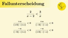 Bruchungleichung Fallunterscheidungsmethode