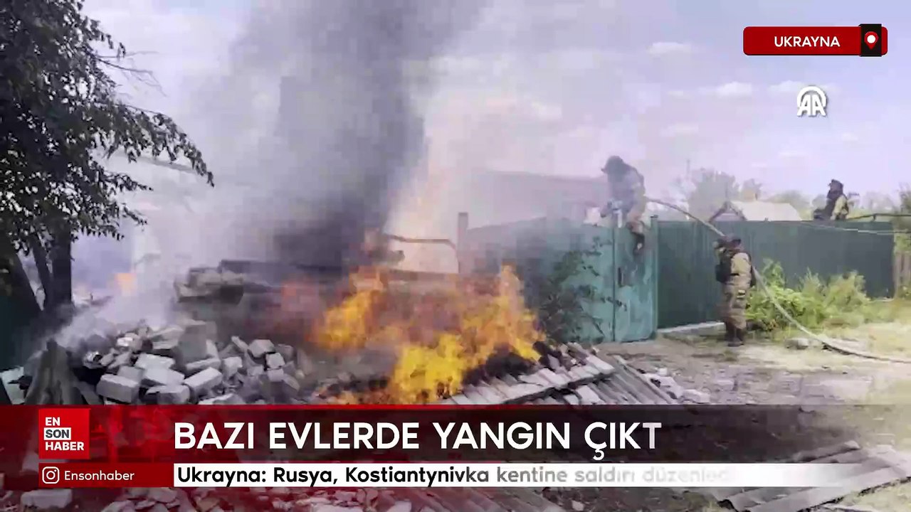 Ukrayna: Rusya, Kostiantynivka kentine saldırı düzenledi