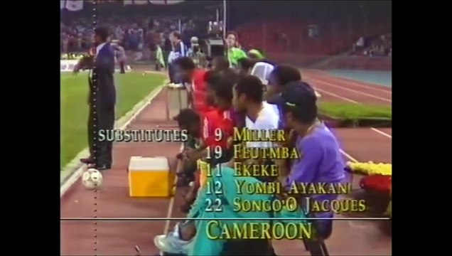 Copa do Mundo 1990 Inglaterra x Camarões (1/4 finais) com Luciano do Valle (Band)