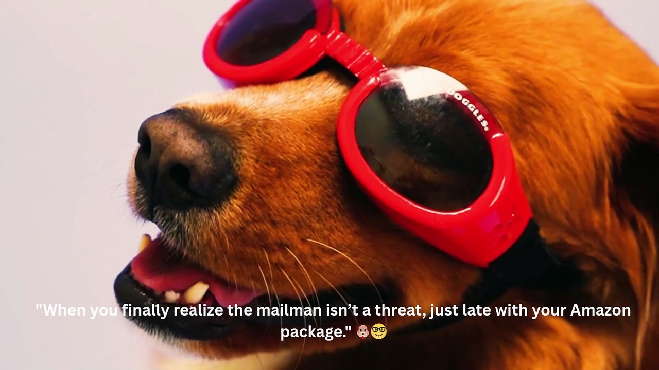 Coolest Pup in Town – Dog Wearing Glasses! 🐶🕶️