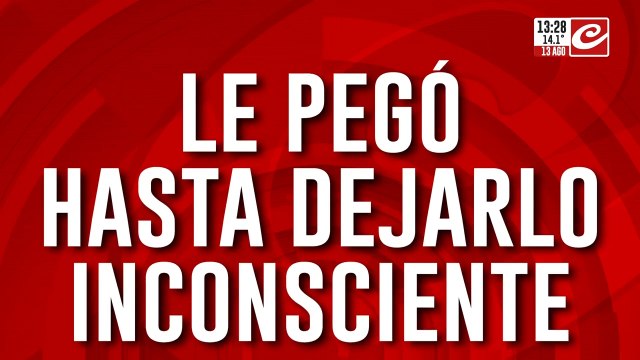 Tremenda paliza en la calle: hombre recibió trompadas y 7 patadas en la cabeza