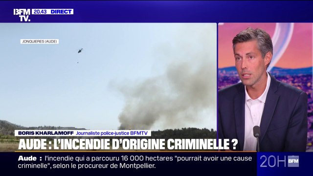 L'incendie dans l'Aude pourrait être d'origine criminelle selon le parquet de Montpellier