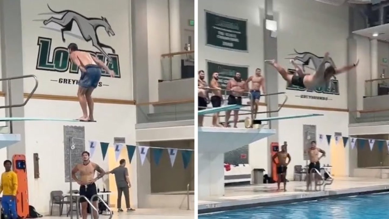 Olympic legend Michael Phelps takes on his hometown NFL team the Baltimore Ravens in diving content