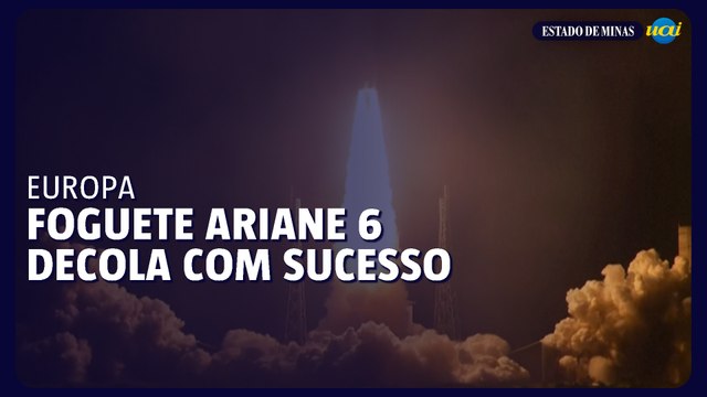 Foguete europeu Ariane 6 decola com sucesso da Guiana Francesa