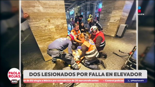 Falla eléctrica provoca caída de elevador en Mítikah | DPC con Paola Rojas