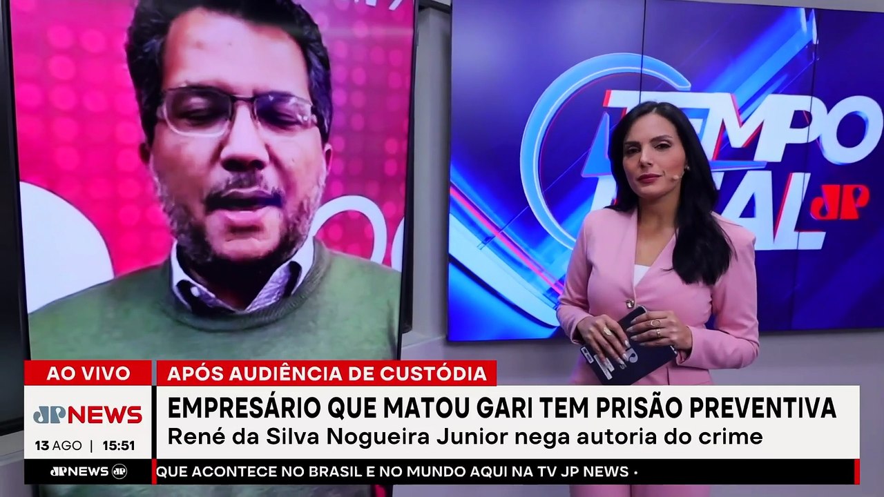 Empresário que matou gari tem prisão preventiva | TEMPO REAL
