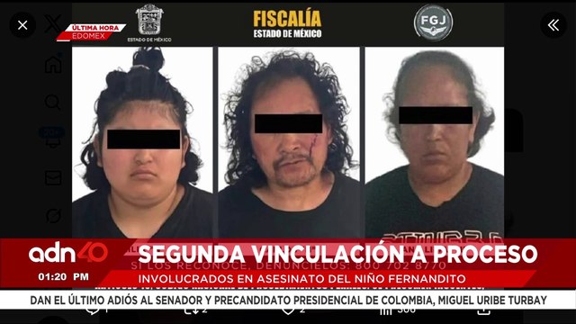 🚨¡Última Hora! Vinculan a proceso a los tres presuntos asesinos del pequeño Fernandito