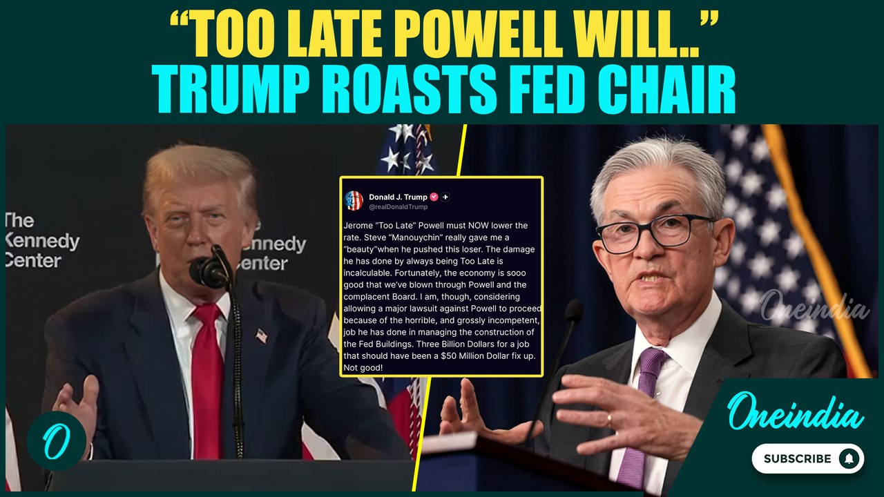 BREAKING: Trump Announces Plans to Replace Fed Chair, Mocks Jerome “Too Late” Powell with Big Laugh
