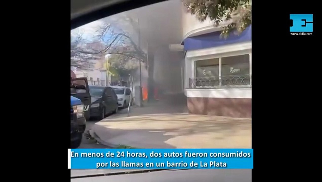 En menos de 24 horas, dos autos fueron consumidos por las llamas en un barrio de La Plata