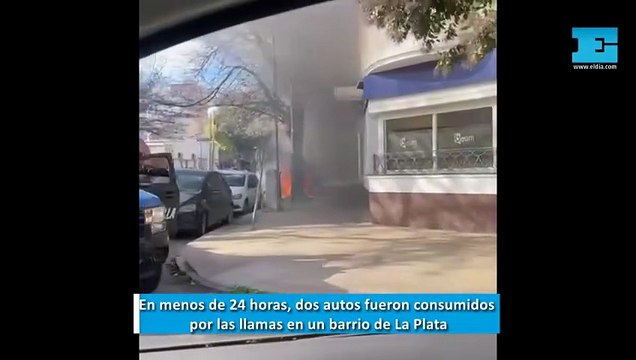 En menos de 24 horas, dos autos fueron consumidos por las llamas en un barrio de La Plata