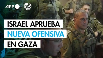 El ejército israelí anuncia que "aprobó" el plan para una nueva ofensiva en Gaza