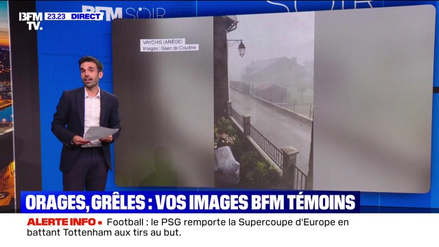 Vos images témoins des orages et des chutes de grêle