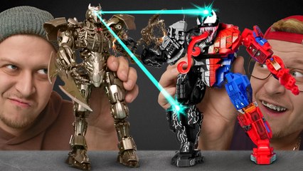 🛠️ I Built a LEGO TRANSFORMER to DEFEAT VENOM SPIDER-MAN! 😱 The Ultimate Battle Begins! 💥🕷️🤖
