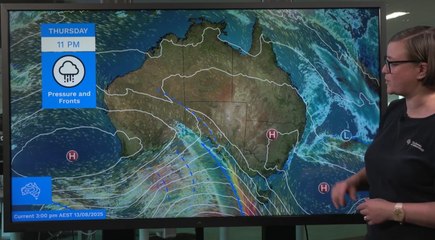 Cold front for south-west Australia, east coastal showers