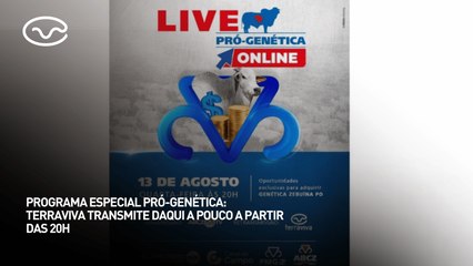 Programa especial pró-genética: Terraviva transmite daqui a pouco a partir das 20H