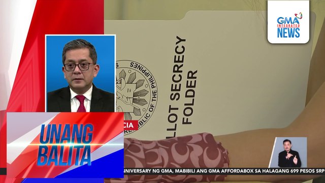 Panayam kay George Erwin Garcia, Chairman, Comelec | Unang Balita