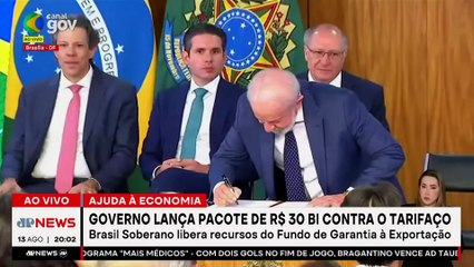 Governo anuncia auxílio para afetados pelo tarifaço e critica Trump