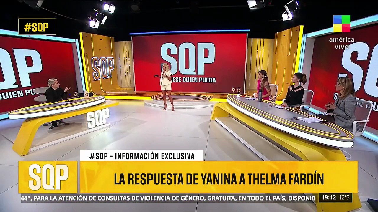 YANINA LATORRE LE RESPONDIÓ A THELMA FARDÍN: "FRIVOLIZA LA CAUSA"