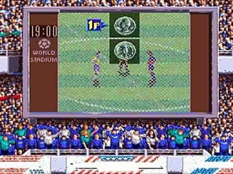 Futebol Brasileiro '96 (SNES) CPU VS CPU Mode