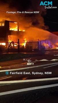 Factory fire contained before spreading to lithium-ion battery storage