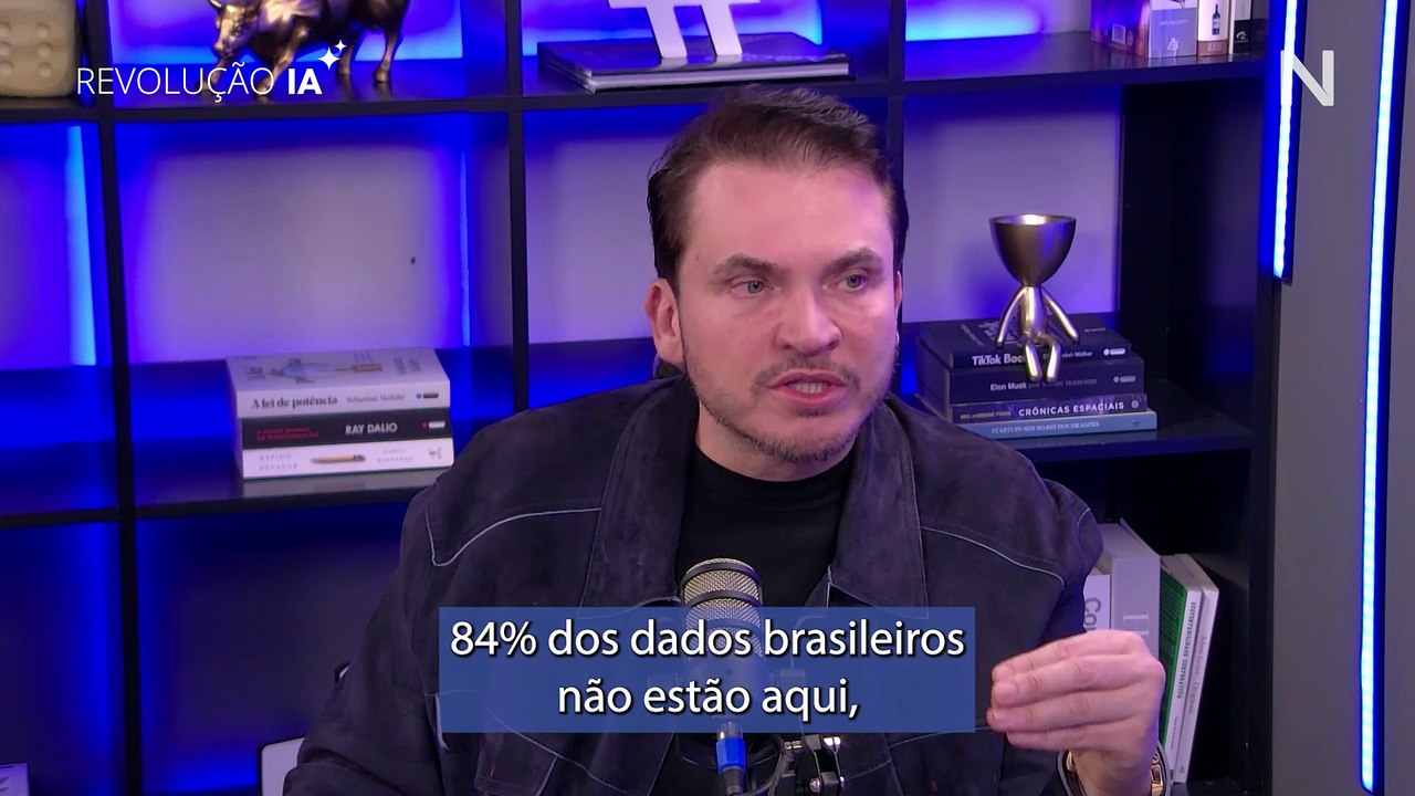 Brasil perde soberania digital com dados no exterior, alerta Alberto Leite-