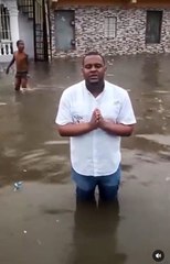 En Maquiteria se inunda la calle