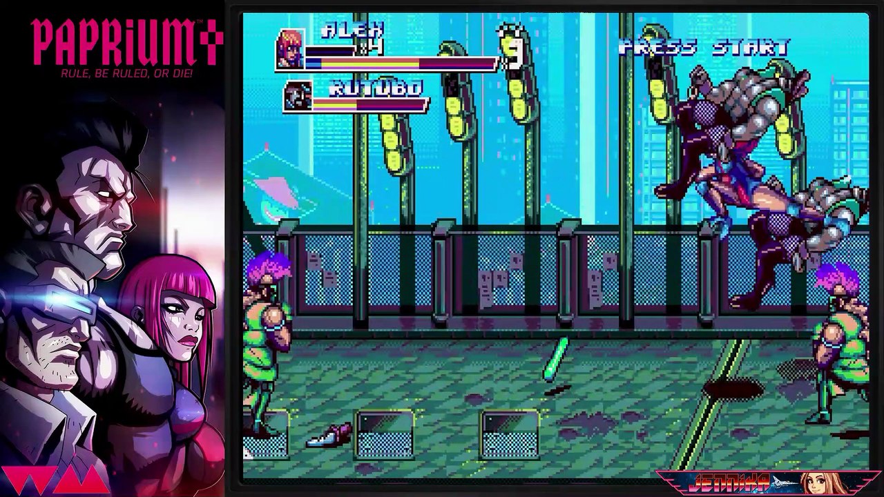 [Longplay] Paprium / Arcade Mode / Hard / Custom Soundtrack / Alex (Megadrive / Genesis)