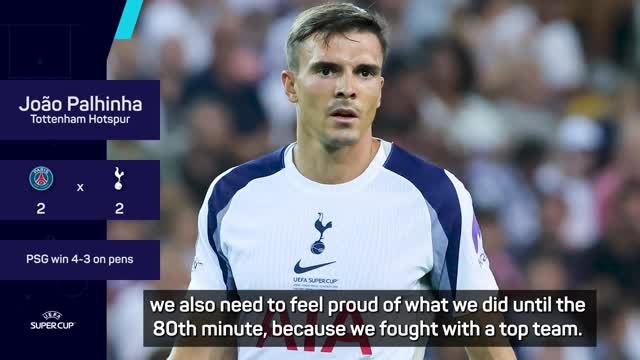Spurs players try to be positive after coming close to PSG upset