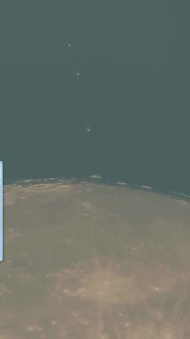 seven planets in our solar system aligned in the night sky