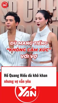 Hồ Quang Hiếu dù khô khan nhưng vợ vẫn yêu