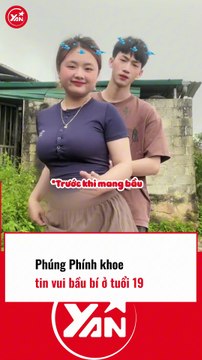 Phúng Phính khoe tin vui bầu bí ở tuổi 19